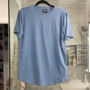 Men’s Cuts Navy T-Shirt (Curve Hem)